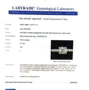 Sparkling Platinum Diamond Engagement Ring
