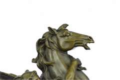 Perseus and Pegasus Greek Mythology Hero Bronze Sculpture
