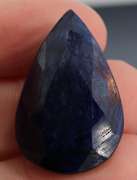 Lavish 62.5ct pear cut royal blue Sapphire