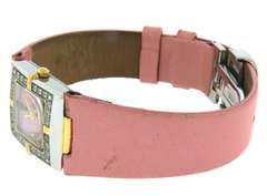 Coroton 2 Tone CZ Bezel Mop Watch