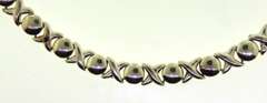 Sterling Silver XO Italian Necklace