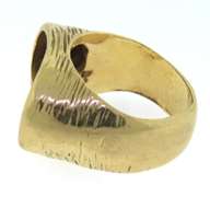 Charming Yellow Gold Nugget Ring