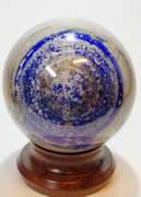 Collectors 6,000ct Lapis and Calcite sphere