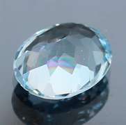Simply stunning 3.75ct 10.9x8.9mm vivid sky blue Topaz