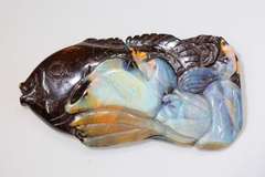 Boulder Opal Fish Carving