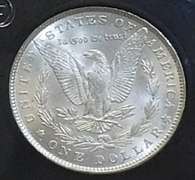 1885 Morgan Dol PCS Cert Unc.