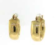 Cute Yellow Gold Small Hoop Earrings