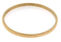 Memorable 18kt Pair of High Polish Bangles