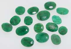 Huge 247ct 16 piece Emerald parcel