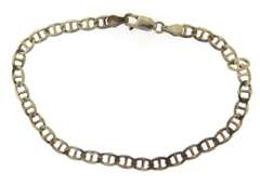 Italian Curb Sterling Silver Bracelet