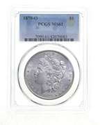 MS61 1879-O Morgan Silver Dollar - Graded PCGS