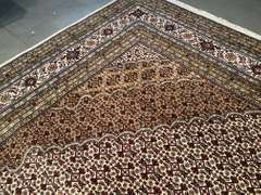 FINE SILK & WOOL PERSIAN TABRIZ RUG 9.9x13.9