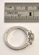 Stylish WG Contemporary Diamond Ring