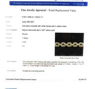 Fabulous Yellow Gold Panther Link Diamond Bracelet