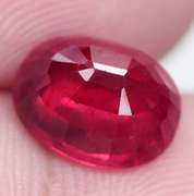 Vivid blood red 4.25ct Ruby from Madagascar