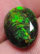 Fingerprint pattern! 2.19ct fairy fire black Opal