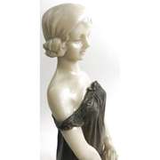 Woman Figurine Bronze Sculpture