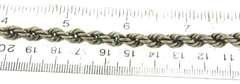 Sterling Silver Signed Rope Bracelet