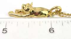 Adorable Kitten Pendant in 14KT Yellow Gold