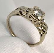 Vintage WG Engagement Ring