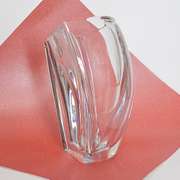 Rare Vintage Baccarat France Heavy Clear Crystal Vase