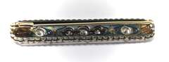 Stunning Antique Platinum & Diamond Bar Pin