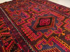 MAGNIFICENT AFGHAN RUG 4x6.8