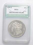 MS64 1884-S Morgan Silver Dollar - Graded NTC