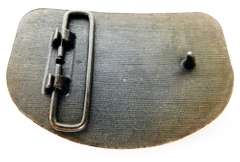 Raleigh Lights Trucker Brass Belt Buckle