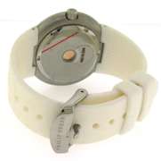 Phillip Stein Active White Rubber Strap Watch