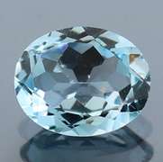 Simply stunning 3.75ct 10.9x8.9mm vivid sky blue Topaz