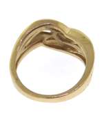 Gorgeous Yellow Gold Wave Ring