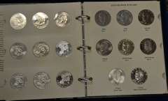 Complete Eisenhower Dollar Littleton Coin Album 1971-1978