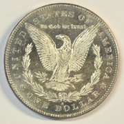 Prooflike Choice BU 1878-S Morgan Silver Dollar. Flashy