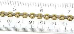 Fabulous Yellow Gold Panther Link Diamond Bracelet