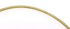 Powerful Yellow Gold Omega Necklace
