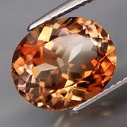 Warm 6.05ct orange amber Imperial Topaz