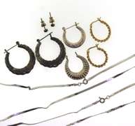 Lot of Vintage Sterling Silver Mis Jewelry