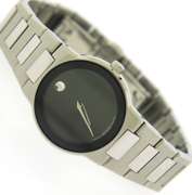 Movado Mueseum Black Dial Watch