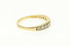 14K Yellow Gold 0.42 Ctw Diamond Classic Wedding Band Ring