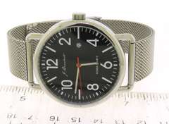 J. Brackett SS Ronda Quartz Watch