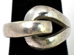 Interlocked Sterling Silver Ring
