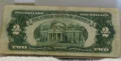 1928-G $2. US Note Red Seal circ, first yr of issue for sm size