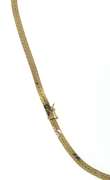 Elegant 14kt YG Herringbone Style Chain Necklace