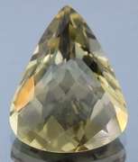 Exciting 10.58ct checker top pear cut Citrine