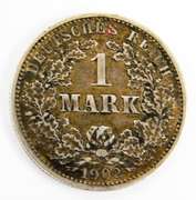 1902 German 1 Mark Silver Coin