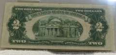 1928-F $2. US Note Red Seal circ, first yr of issue for sm size