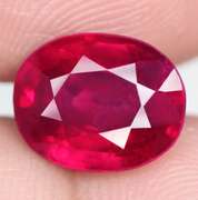 Vivid blood red 4.25ct Ruby from Madagascar