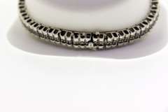 Sterling Silver Diamond Bracelet