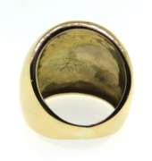 Festive 18kt Wide Gold Ring